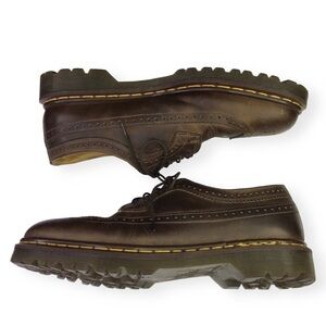 Vintage Doc Marten Made in England Wingtip Oxford Shoes Size UK 12.